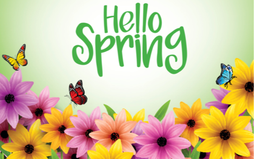 Welcome to Spring! Yay!!!!!