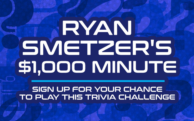 Love Trivia? Play in the Morning with Ryan – Win $1,000!